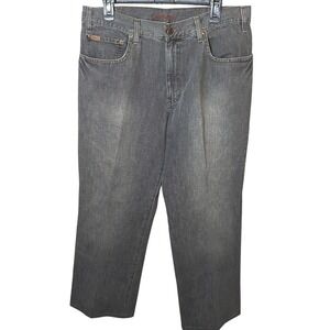 Eddie Bauer Gray Straight Leg Mens jeans Size‎ 36x34 Classic Streetwear